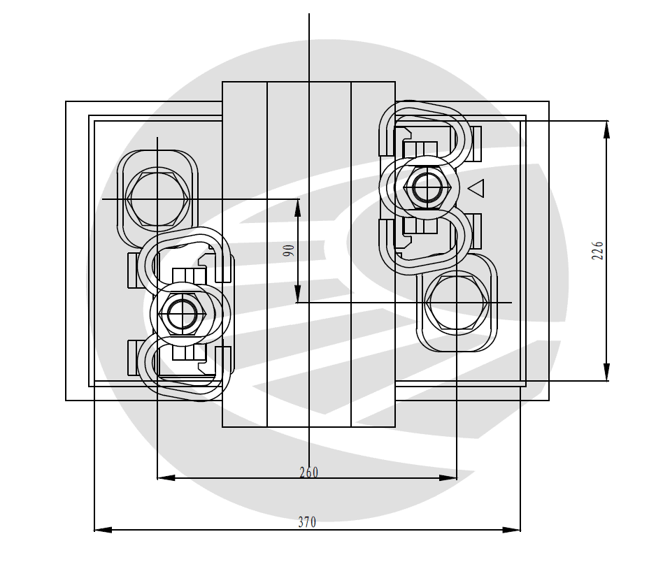 DT-Ⅱ型扣件组装图及设计参数