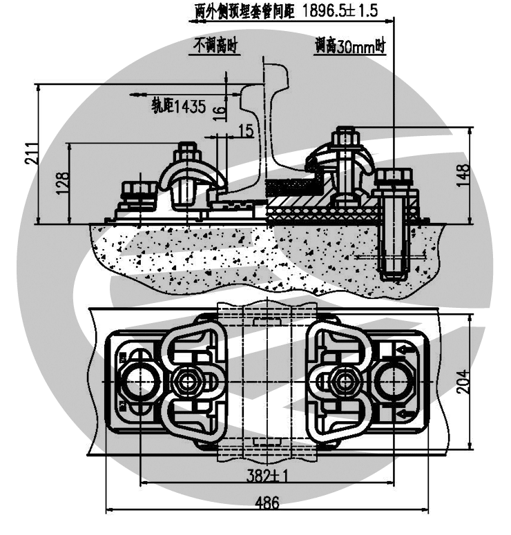 WJ-7型扣件组装图及设计参数